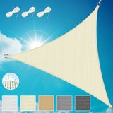 Sol Royal SolVision HS9 – Schaduwdoek Driehoek 2x2x2m Natuur – Waterafstotend – UV Bescherming