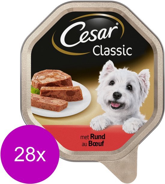 Cesar Alu Classic 150 g - Hondenvoer - 28 x Rund