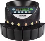 Machine à compter l'argent - Machine à compter les pièces - 300 pièces par minute - Trieuse de pièces - Convient aux magasins, au commerce de détail et de gros - Trieuse automatique de pièces en euros - Machine à compter - Pour compter les pièces