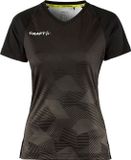 Craft Premier Fade Shirt Korte Mouw Dames - Zwart | Maat: XS