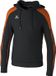 Erima Evo Star Sweatshirt Met Capuchon Kinderen - Zwart / Oranje | Maat: 140