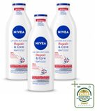 Nivea Repair & Care Lotion pour le corps - 3 x 400 ml