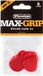 Dunlop Max Grip Nylon Jazz III Plectrum 6-Pack rood - Plectra