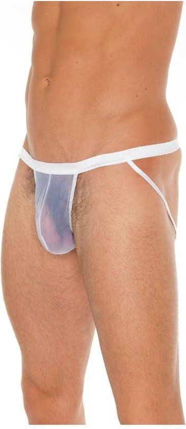 Rimba Transparante Jockstrap Slip - Wit