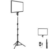 NEEWER NL-192AI Led-videolichtpaneel, studiolichtset met statief, dimbaar, Bi Color Key Light 3200-5600K, CRI97+, voor streaming fotografie, podcasts, opnamen, 2400 lux/0,5 m, 8000 mAh batterij, 13