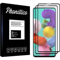 Phonillico® Samsung Galaxy A51 Gehard Glas - 2 Stuks