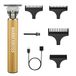 BarberBoss Baard- en haartrimmer voor heren, oplaadbare, draadloze stoppeltrimmer met precisiemessen, ideaal voor baard, snor en gezichtshaar, haartrimmer voor mannen