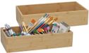 5Five Houten Bakje - 2x - Organizer - Bamboe - 30 x 15 x 7 cm