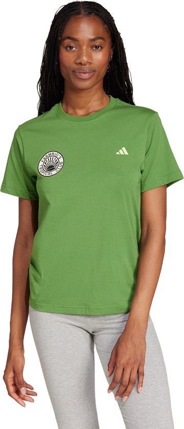 adidas Sportswear adidas x FARM Graphic T-shirt - Dames - Groen