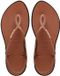 Havaianas Luna Point sandalen roest
