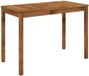 vidaXL Eettafel Naturel 108,5 x 55 x 75 cm Massief Acacia Hout