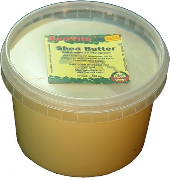Berivita Shea Butter Puur 500ml Pot Topkwaliteit lage prijs. 100% natuurlijk krachtig & puur