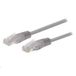 C-TECH câble réseau, cordon de brassage, Cat5e, UTP, gris, 2 mètre