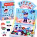 Livre de puzzles magnétique MÉTIERS, 59 pièces, ZA3765