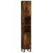 vidaXL Armoire de salle de bain chêne fumé 30x30x190 cm