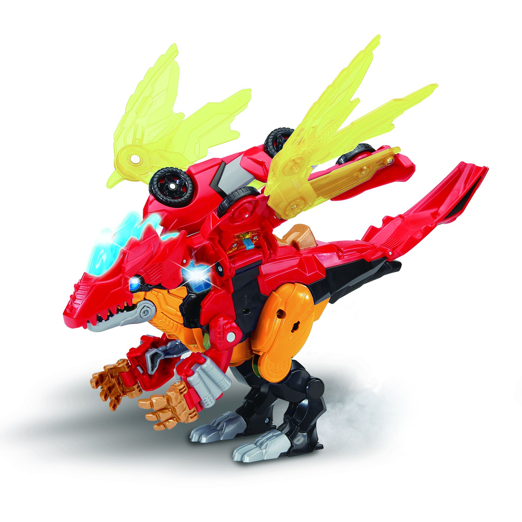 VTech Switch & Go Dinos Combo Dragorex, de Mega Draak 2 in 1, Meerkleurig