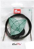KnitPro Nylon Noir fil à tricoter câble 2.5-3.5mm 120cm