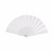 Merkloos / Sans marque Bol 25 stuks Spaanse bruiloft Handwaaiers wit 23 cm