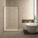 Wiesbaden Douche à l'italienne - 1000x2000x8mm - Nano - Verre clair/Bronze brossé Cuivre