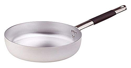 Pentole Agnelli Pan recht frituren met 1 handvat van aluminium met 3 mm 28 cm