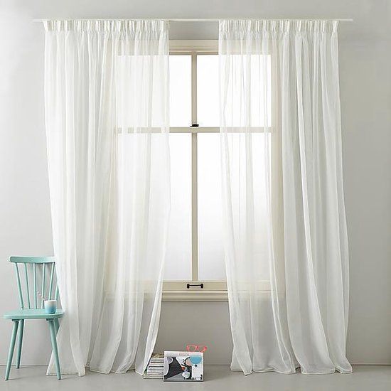 NOUS Living Own's Transparant Gordijn - 150x295cm - Wit - 1 Stuk