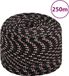 vidaXL Boot touw 6 mm 250 m polypropyleen zwart