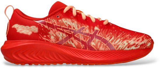 Asics Sneakers GEL-Noosa Tri 16 GS Rood Synthetisch Gebloemd Vrouwen Maat 35
