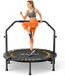 Merkloos Mini Trampoline voor Volwassenen met Verstelbaar Handvat
