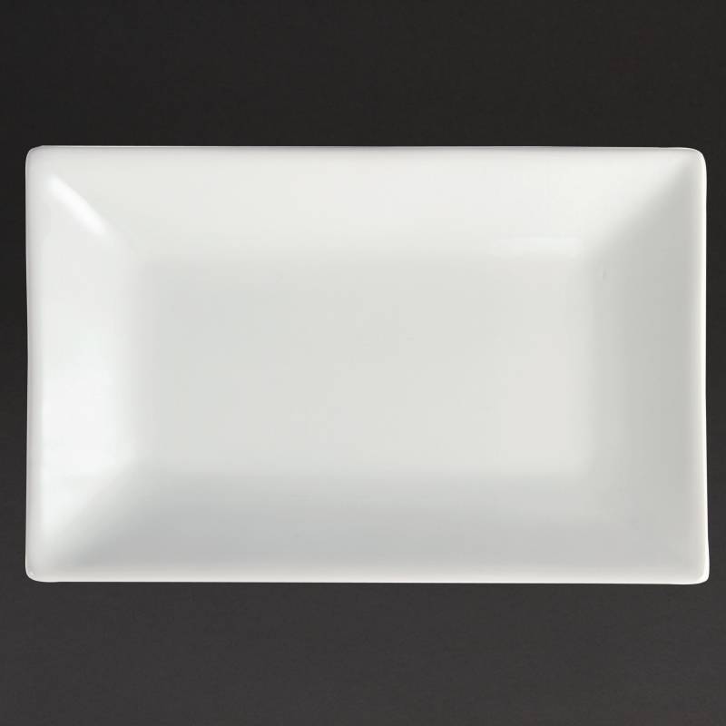 Olympia Whiteware rechthoekige serveerschalen 20 x 13 cm 6 Stuks