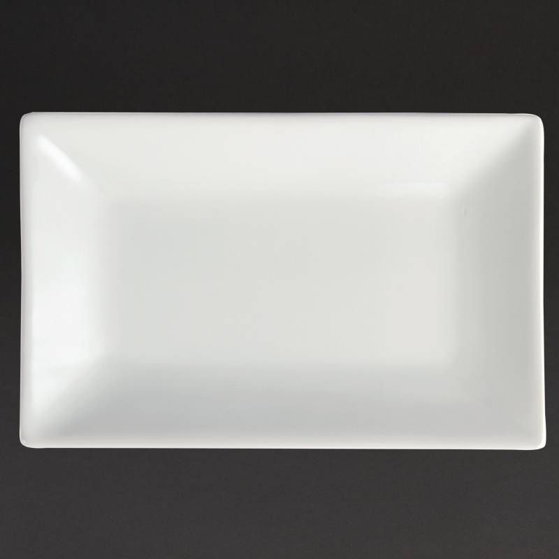 Olympia Whiteware Rechthoekige Serveerschalen - 20 x 13 cm - 6 Stuks