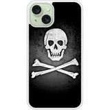 iPhone 15 Drapeau Pirate Bedrukt siliconen hoesje