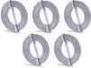 Alberts 848040 gaatjesband | met of zonder afrolcassette | sendzimir verzinkt | breedte 12 mm | lengte 10 m | Set van 5