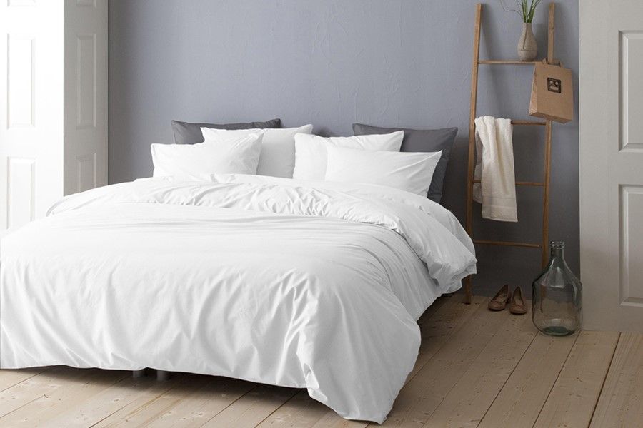 Cinderella Dekbedovertrek Flanel - 260x220 cm - Wit