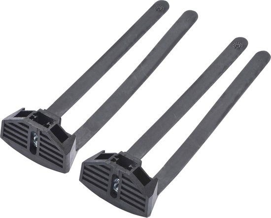 AXA Flex Mount Strips – Montageoplossing voor AXA Ringsloten – Flexibele Framebevestiging – Geschikt voor Vâ€‘brake Fietsen – Zwart