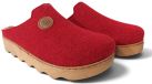 Rohde Dames Softvilt Pantoffels Wijdte G Wine Red