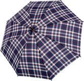 doppler Paraplu Fiber Golf Flex Automatic Check Umbrella Blue / Ecru Paars