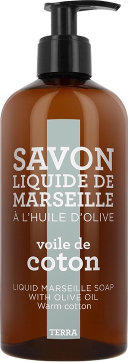 Compagnie de Provence Savon de Marseille vloeibare handzeep Terra Voile de Coton 1 liter navulling