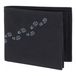 oxmox Portemonnee New Cryptan RFID Protect Querscheinbörse Footsteps 2.0 Print Grey Black zwart