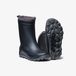 Bottes de pluie doublées chaudes pour enfants 100 noir