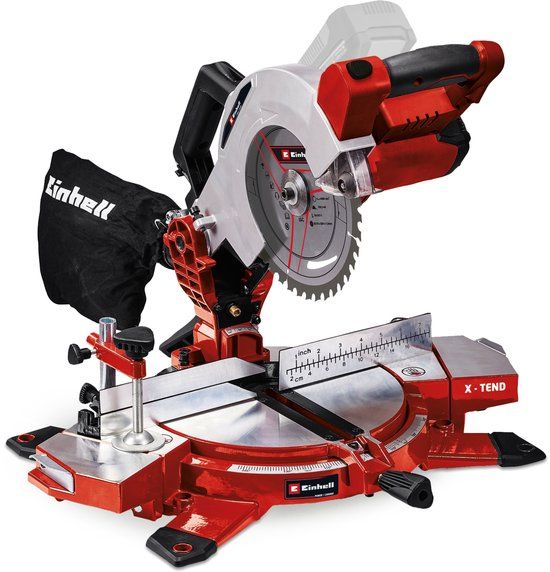 Einhell TE-MS 18/210 Li Solo - Accu Afkort-/Verstekzaag - 18V - Ø210 mm - Incl. zaagblad