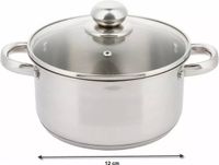 Kinghoff 4325 - kookpan met deksel - Ø 12 cm