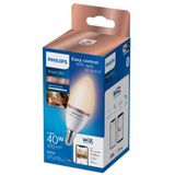 Philips Hue Philips Smart LED Kaarslamp - Slimme LED-Verlichting - Warm- tot Koelwit Licht - E14 - 40W - Mat - Wi-Fi