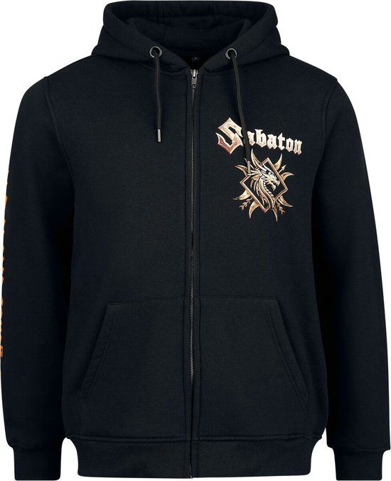 Sabaton Elephant Heren Vest met capuchon - zwart - L