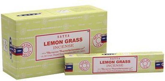 Satya Lemongrass Wierook - 12 x 15g - Citrus-fruitig