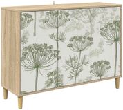vidaXL Dressoir GOTHA Sonoma 102 x 33 x 75 cm Bewerkt hout