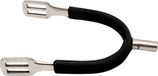 Horka Sporen Stomp met Rubber Junior 15 mm - Zilver