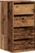 vidaXL Ladekast 40x41x76 cm Bewerkt Hout Oud Houtkleurig