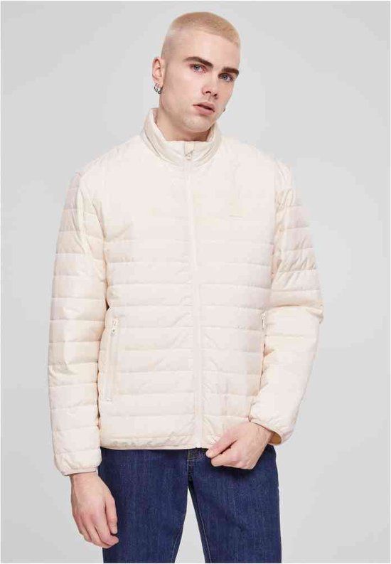 Urban Classics Light Bubble Gewatteerd jack - XXL - Ivoor - Heren