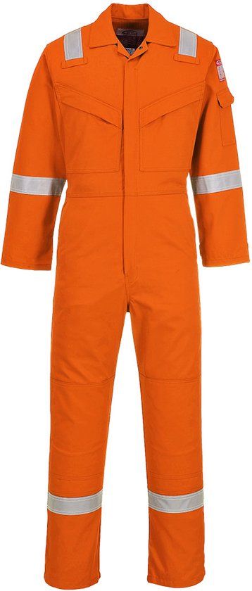 Portwest FR21 Antistatische Overall Oranje Lang XL