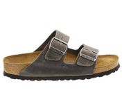 Birkenstock Slippers - Maat 44 - Unisex - donkergrijs